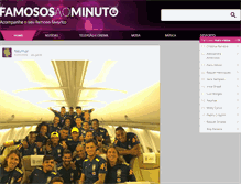 Tablet Screenshot of famososaominuto.com